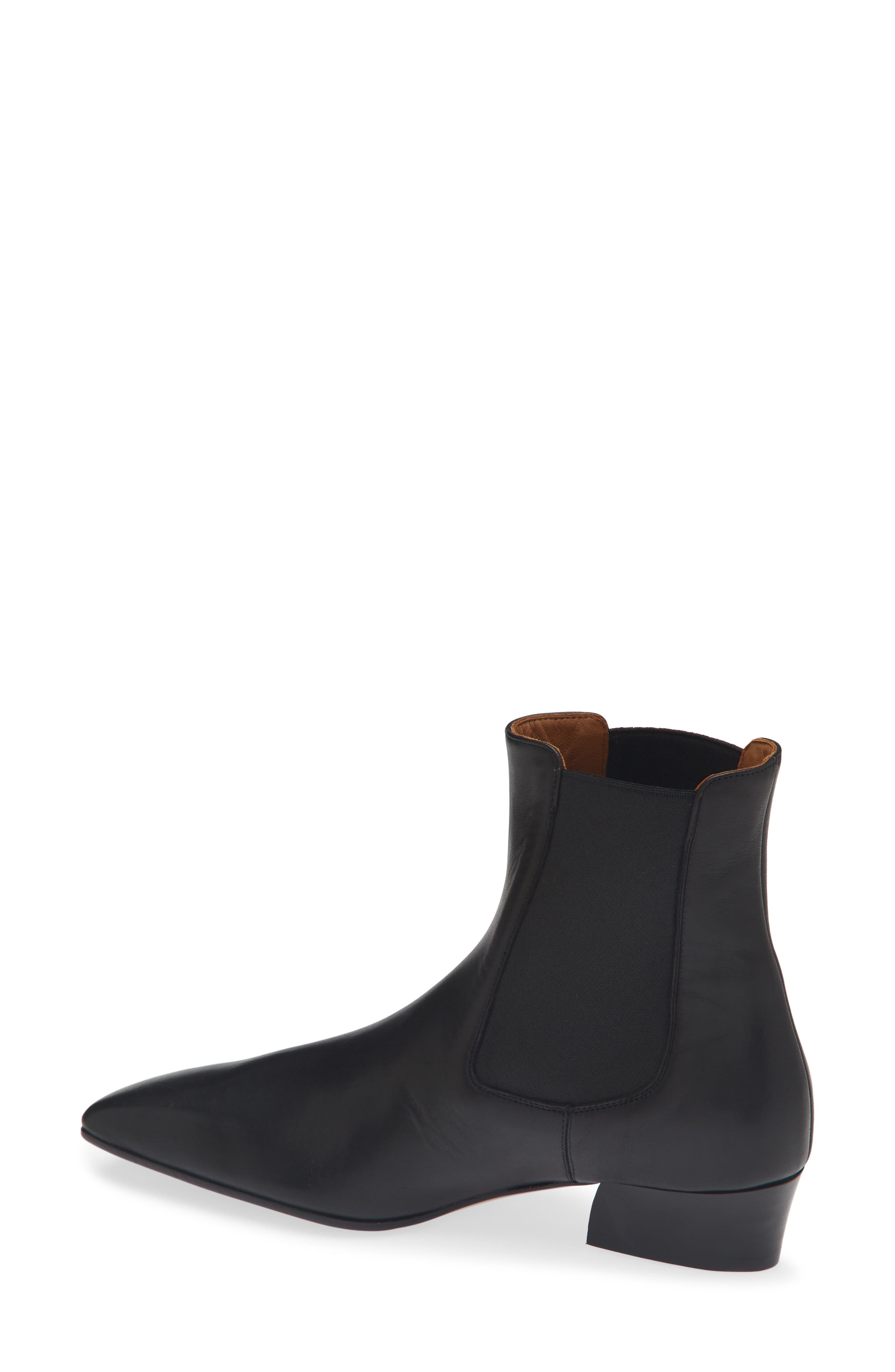 Nemoli Leather Chelsea Boot, Alternate, color, BLACK CALF