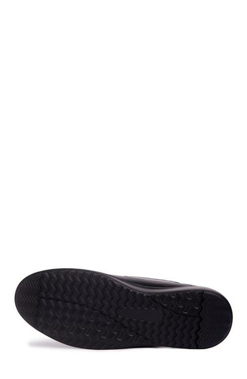 Marc Joseph New York River St Hands-free Slip On Technology Leather Fashion Sneakers In Black
