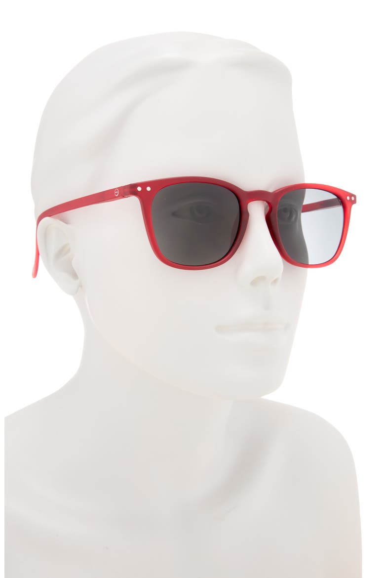 Square Sunglasses, Alternate, color, RED