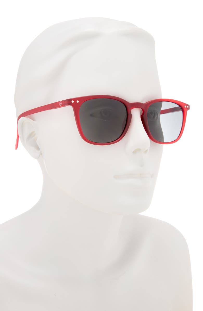 IZIPIZI Square Sunglasses, Alternate, color, Red