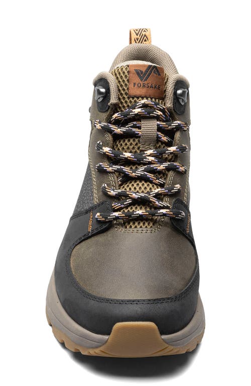 Forsake Wild Sky Waterproof Mid Hiking Sneaker In Black Olive