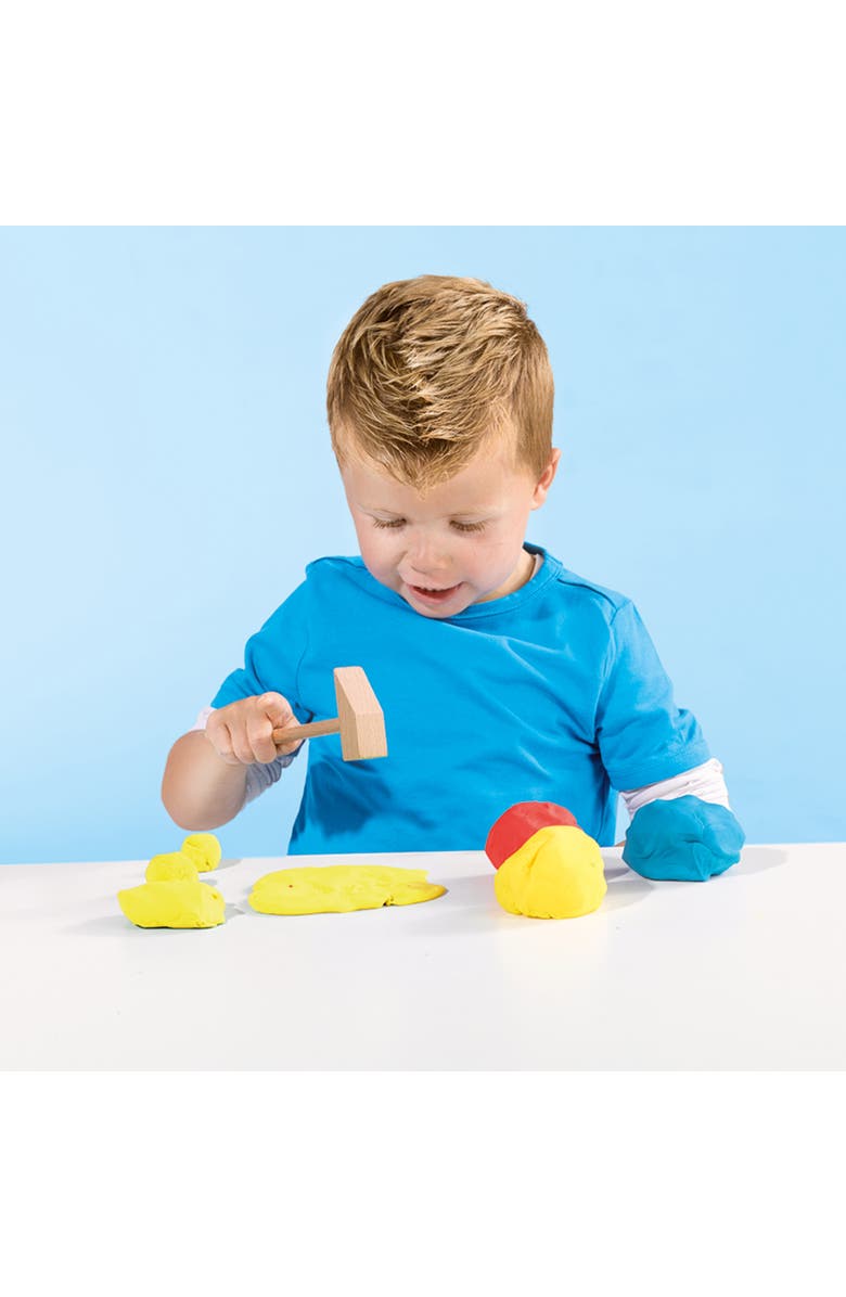 SES Creative My First Dough With Tools, 3 Color 3oz Tubs, Kids 1+, Alternate, color, Multicolored