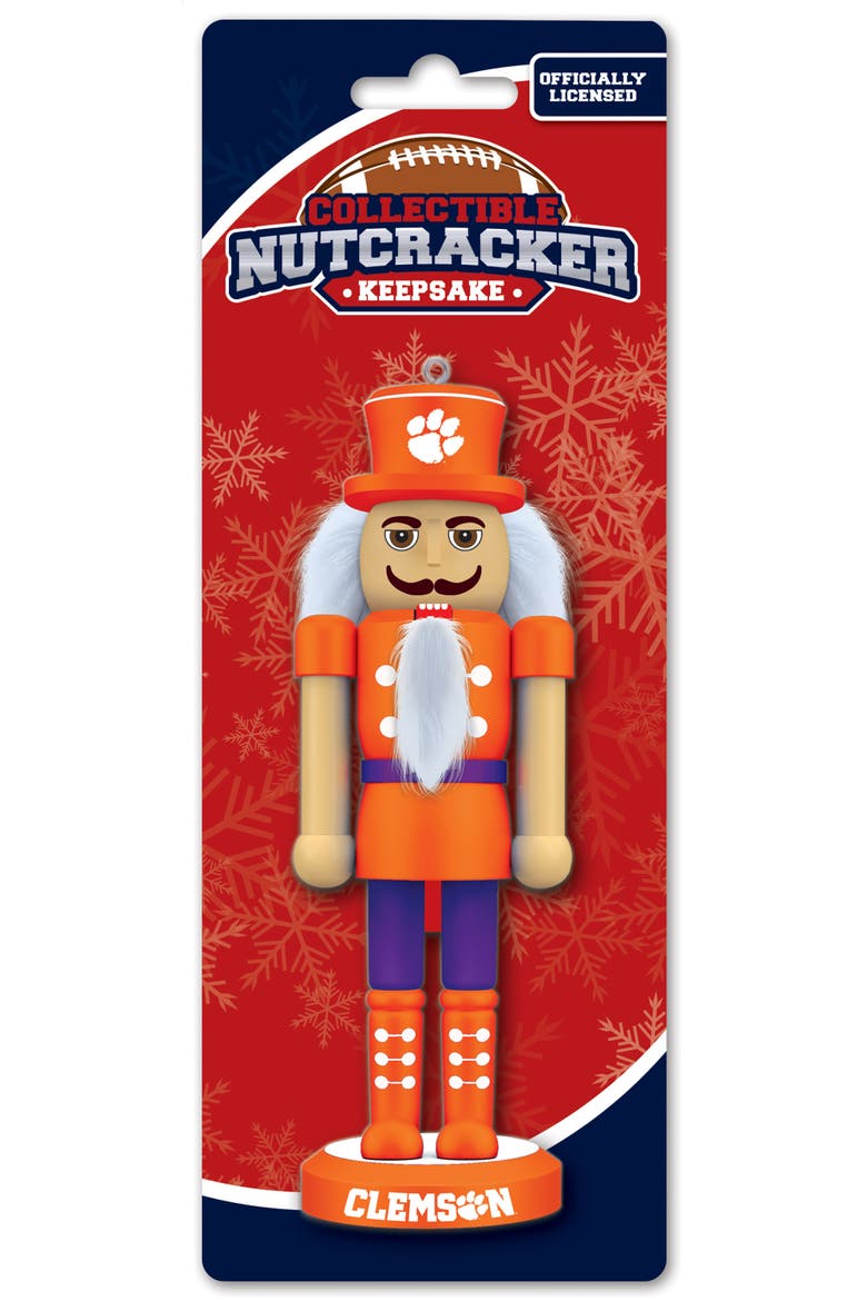 Clemson Tigers Keepsake Nutcracker, Alternate, color, Multicolor