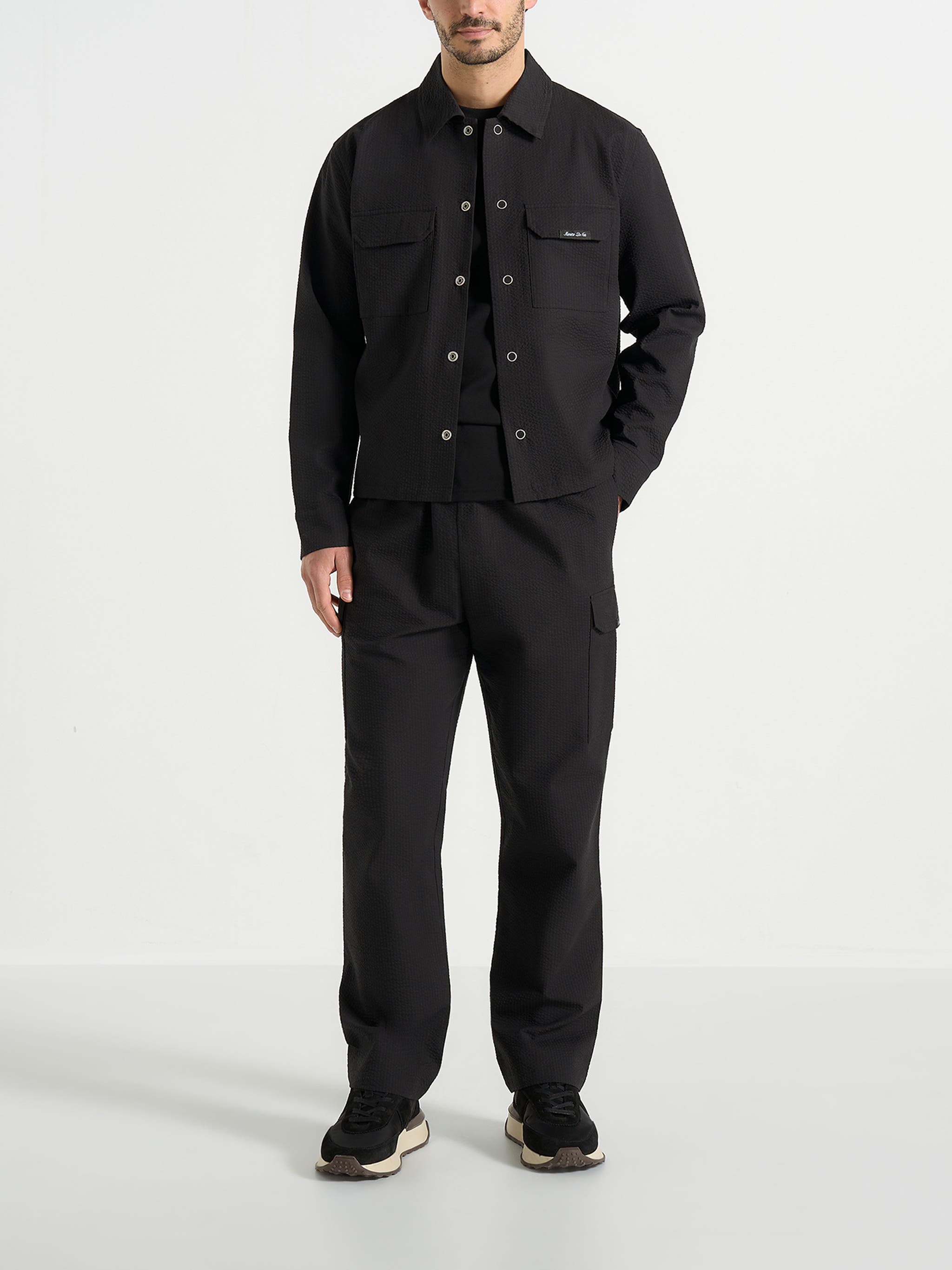 Rayan Textured Cargo Trousers - image 2