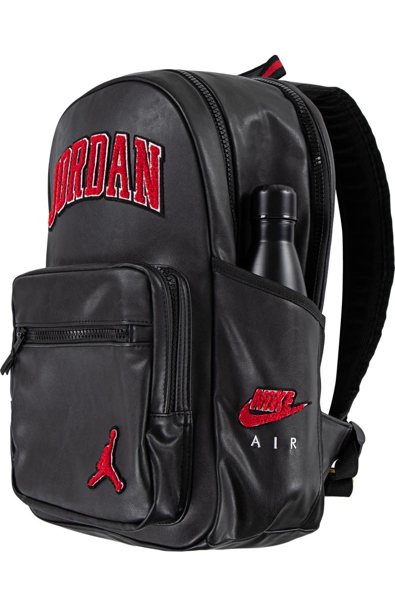 Jordan Kids' Borough Varsity Backpack, Alternate, color, Black