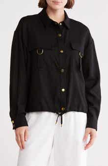 Ellen Tracy Crop Safari Jacket