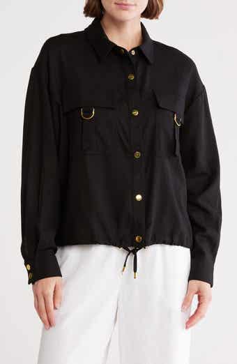Ellen Tracy Crop Safari Jacket