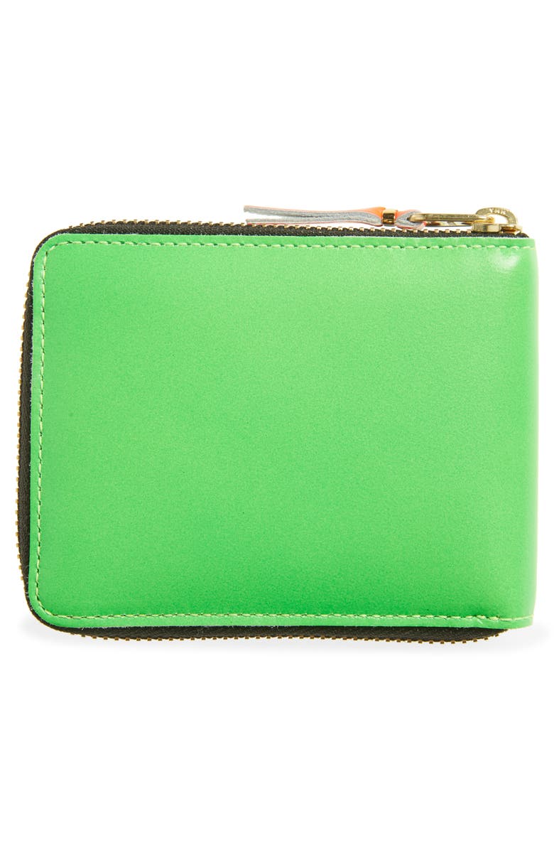Comme des Garçons Wallets Super Fluo Wallet, Alternate, color, Green