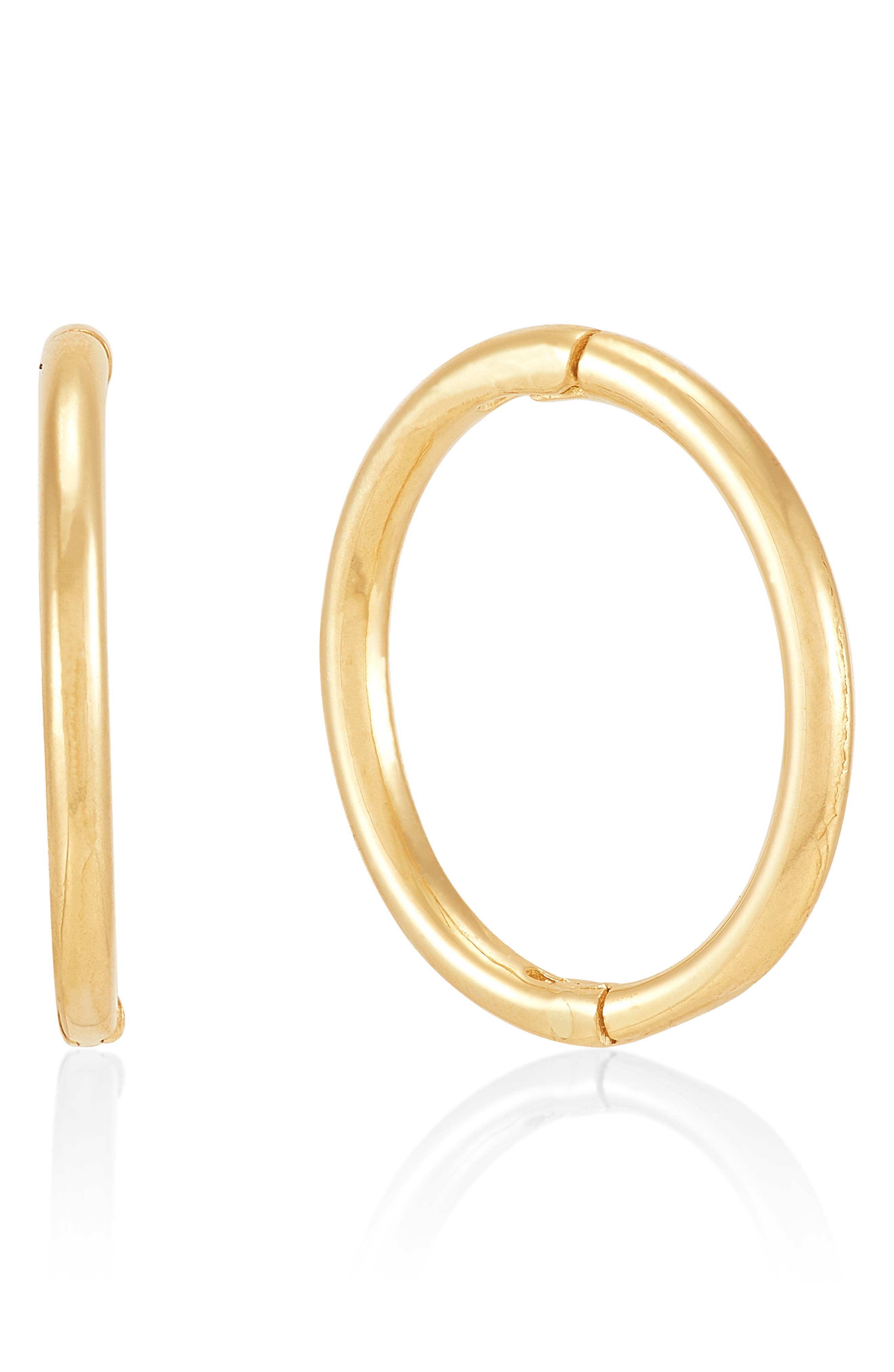 Frankie & Zoe Tube Hoop Earrings