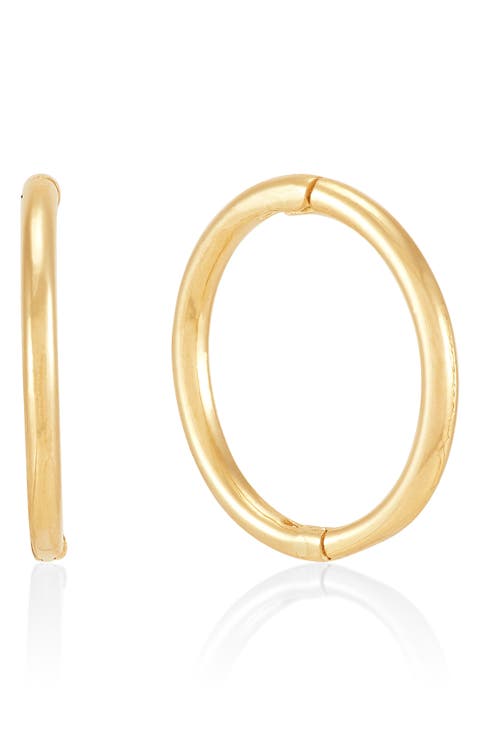 Tube Hoop Earrings