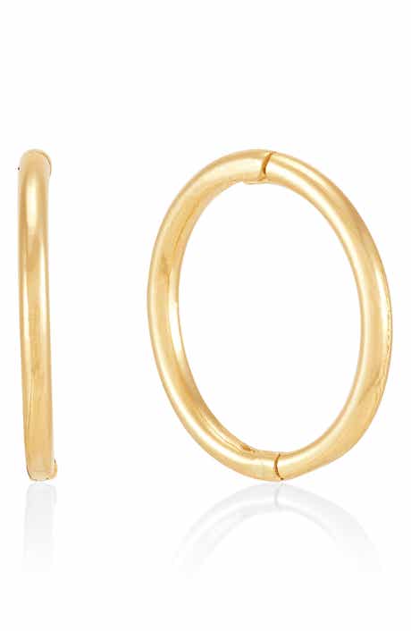 Frankie & Zoe Tube Hoop Earrings