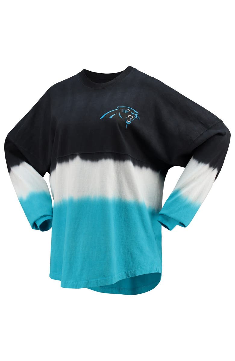 FANATICS Women's Fanatics Branded Black/Silver Carolina Panthers Ombre Long Sleeve T-Shirt, Alternate, color, 