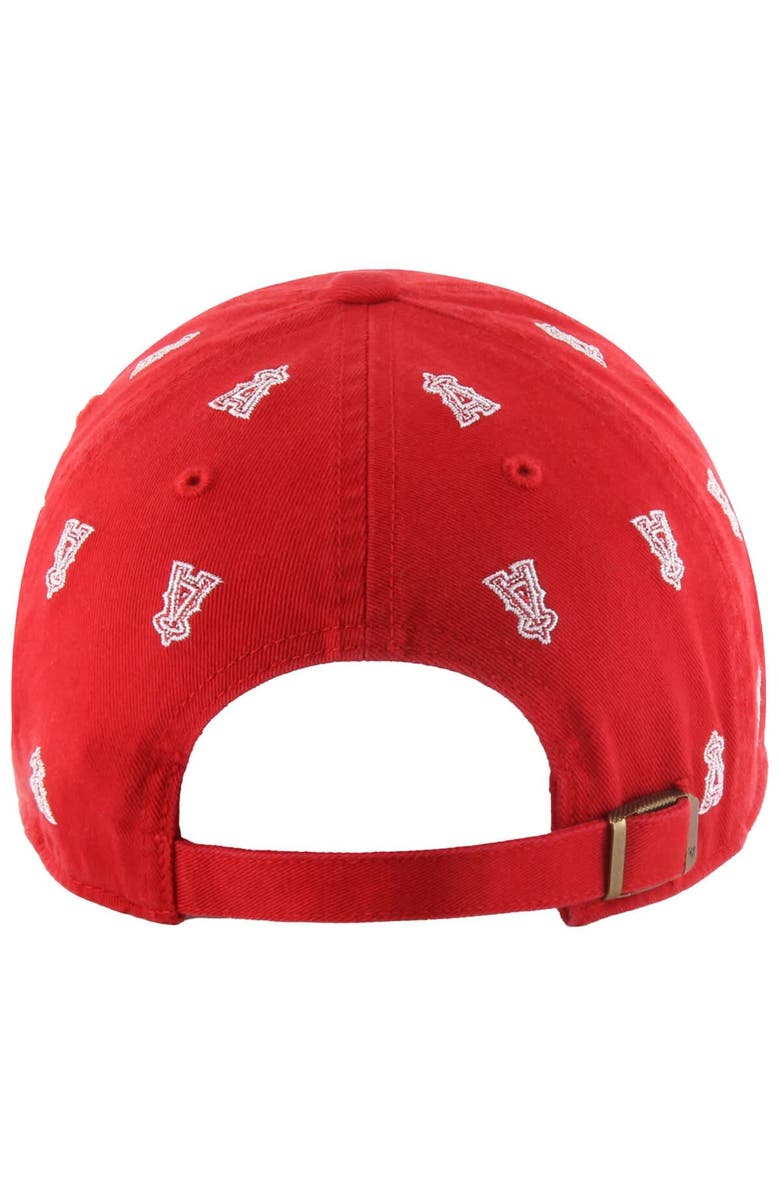 '47 Women's '47 Red Los Angeles Angels Confetti Clean Up Adjustable Hat, Alternate, color, Red