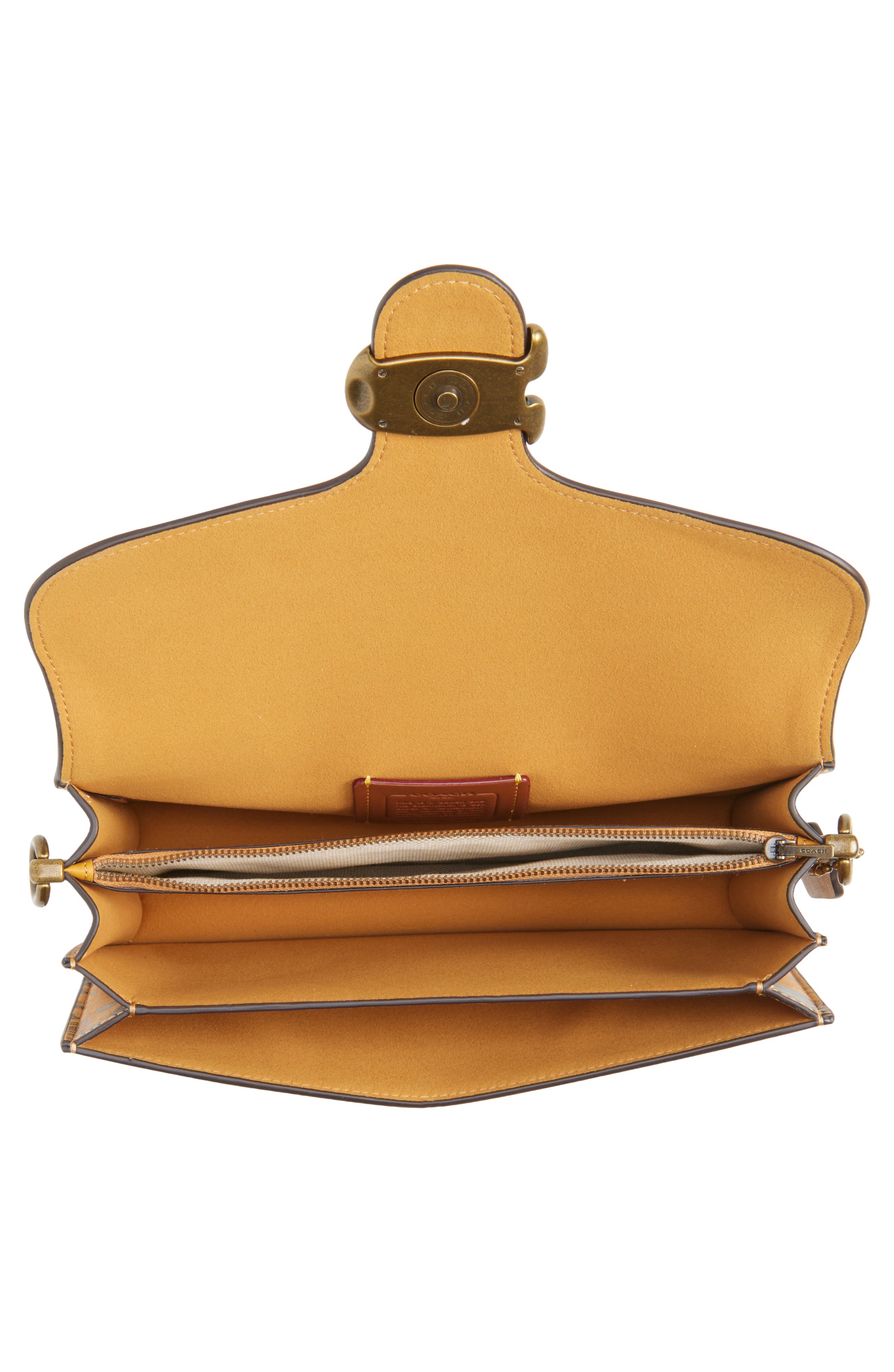 COACH Tabby 26 Graffiti Print Quilted Leather Shoulder Bag, Alternate, color, Ochre Multi