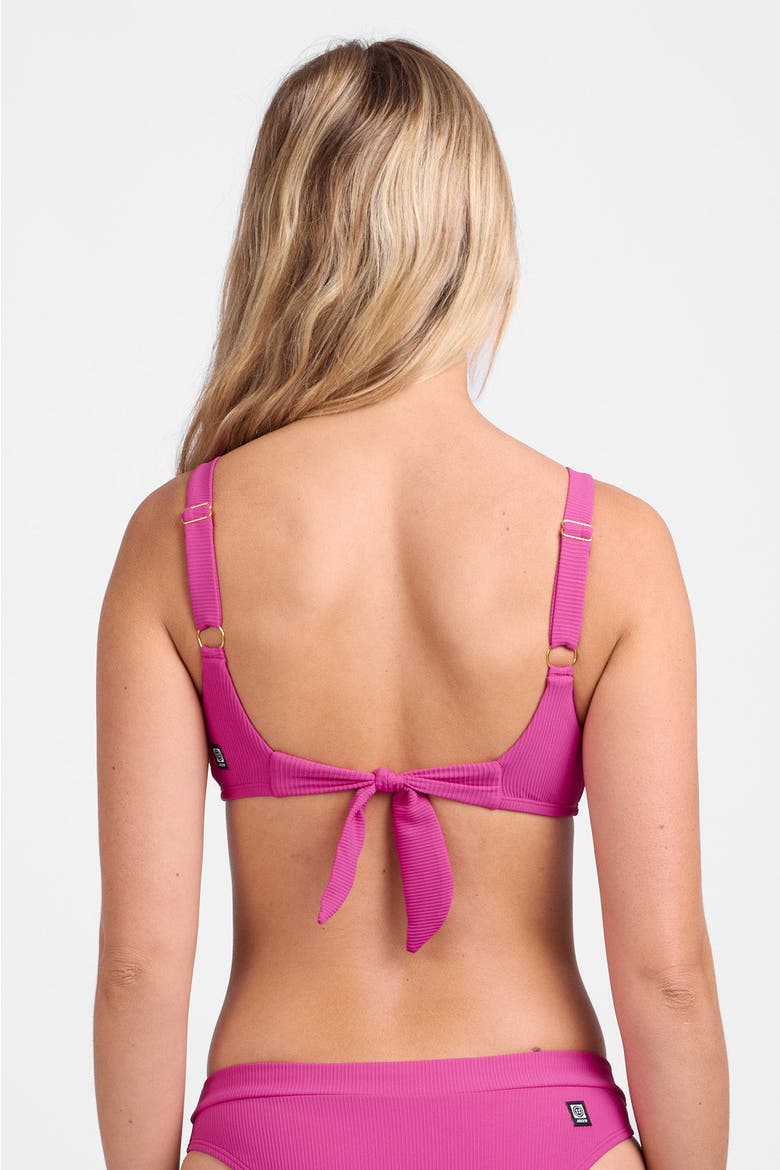 Kacey Bikini Top, Alternate, color, Punch Ribbed