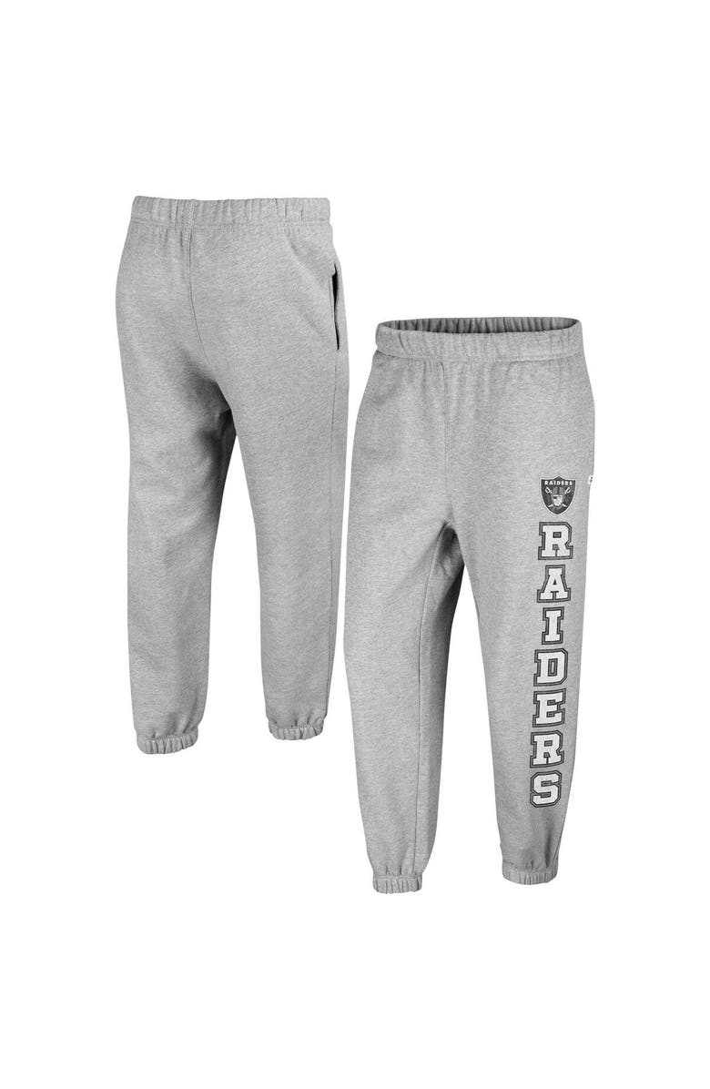 '47 Women's '47 Gray Las Vegas Raiders Double Pro Harper Jogger Sweatpants, Main, color, Heather Gray