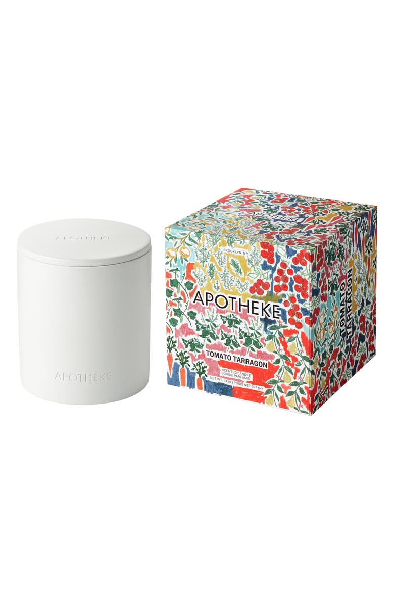 APOTHEKE Tomato Tarragon 2-Wick Concrete Candle, Main, color, 