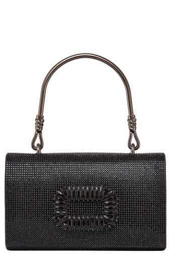 LADY COUTURE Elegant Rhinestone Satin Evening Bag