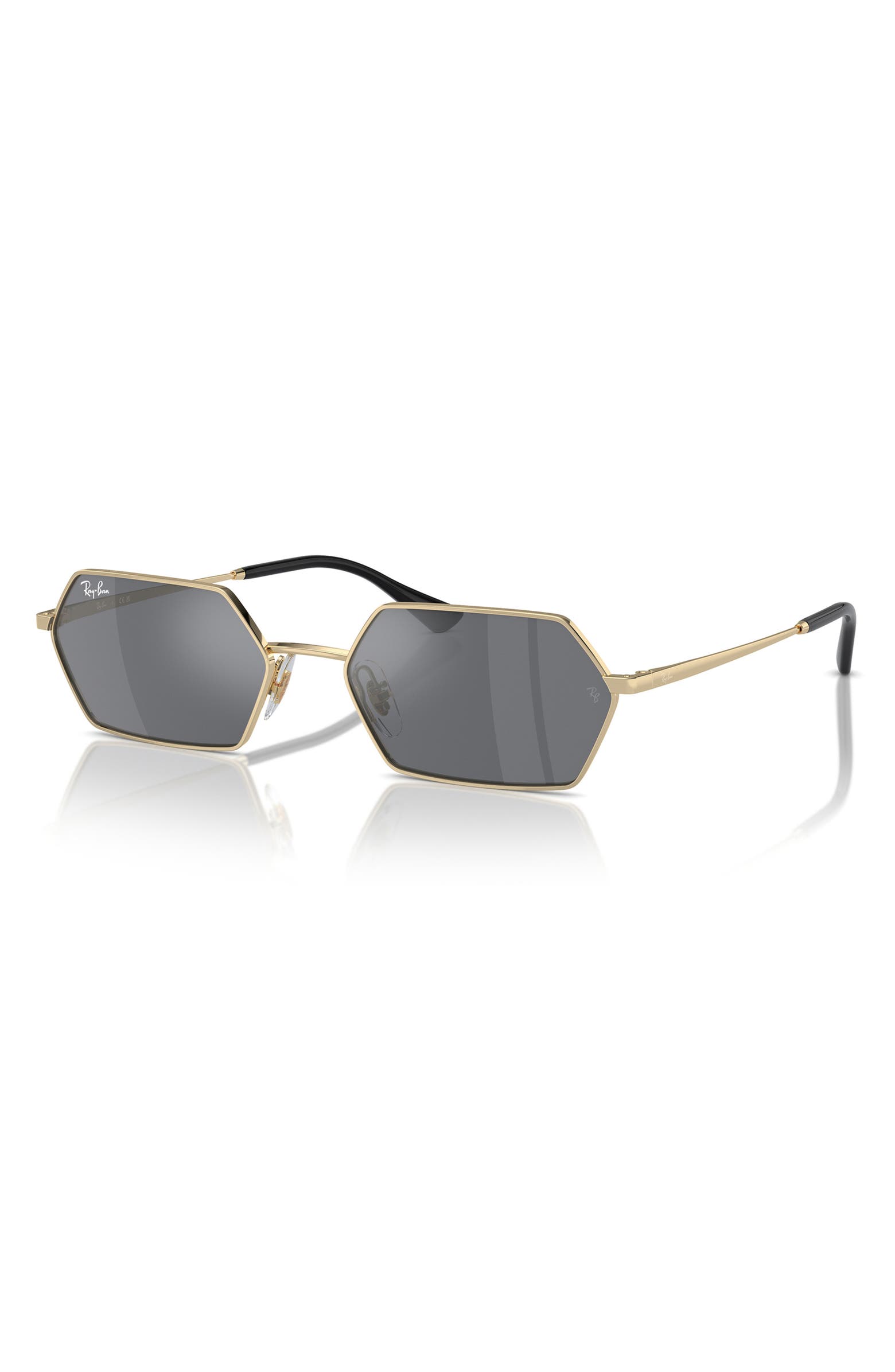 Ray-Ban Yevi 58mm Rectangular Sunglasses | Nordstrom