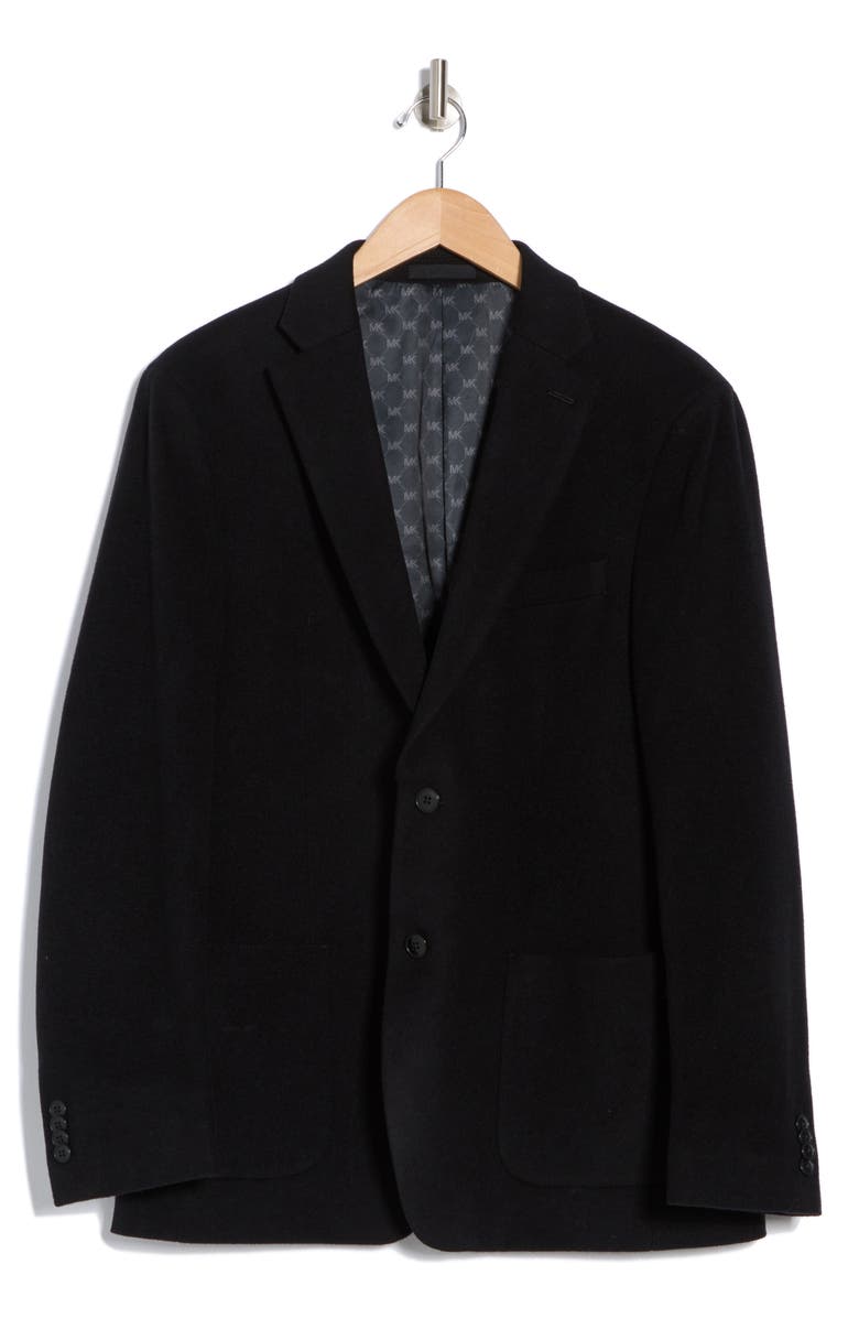 Michael Kors Wool, Silk & Cashmere Sport Coat, Alternate, color, Black