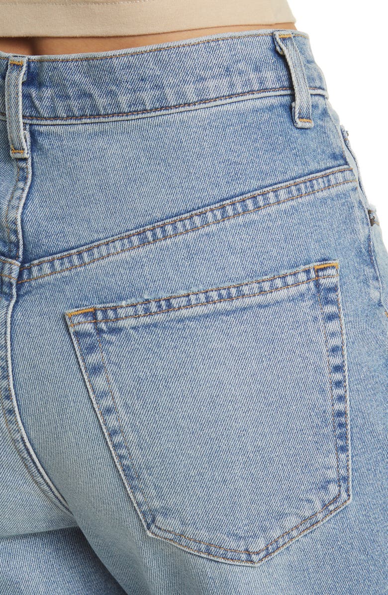 ASKK NY Pasadena High Waist Wide Leg Jeans, Alternate, color, Jackson