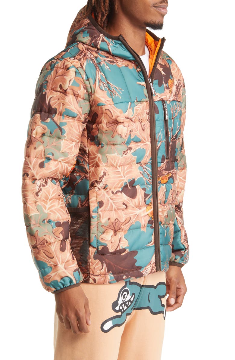 ICECREAM Kale Camouflage Print Puffer Jacket, Alternate, color,