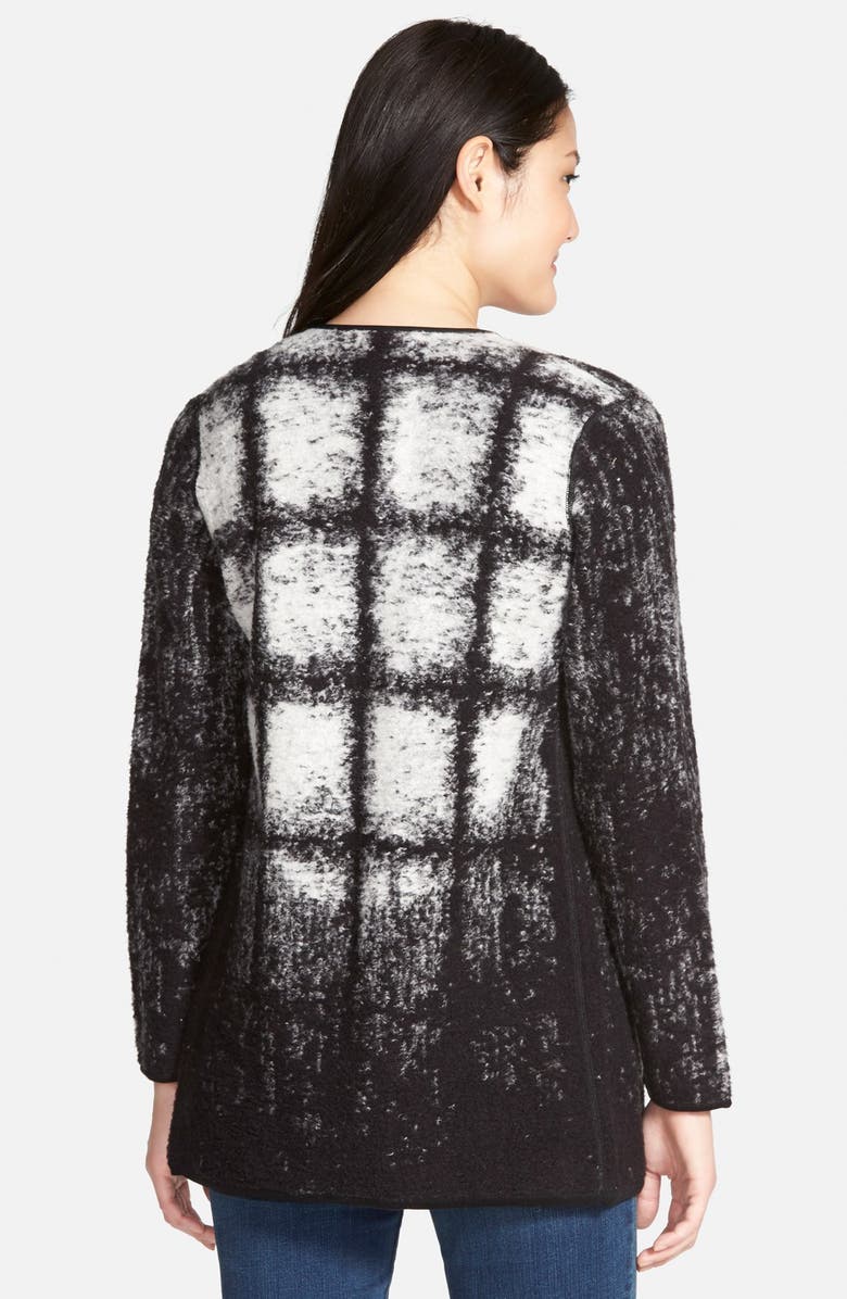 NIC+ZOE 'Checked Out' Knit Jacket, Alternate, color, 
