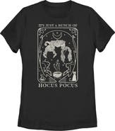 Hocus Pocus Women's Hocus Pocus Witch Tarot Card  Graphic T-Shirt