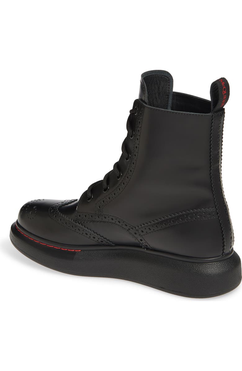 McQueen Alexander McQueen Platform Combat Boot, Alternate, color,