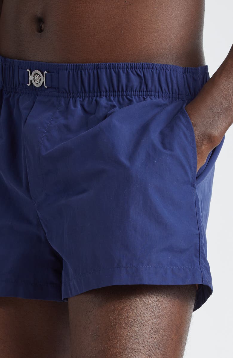 Versace Medusa Swim Trunks, Alternate, color, Ink Blue