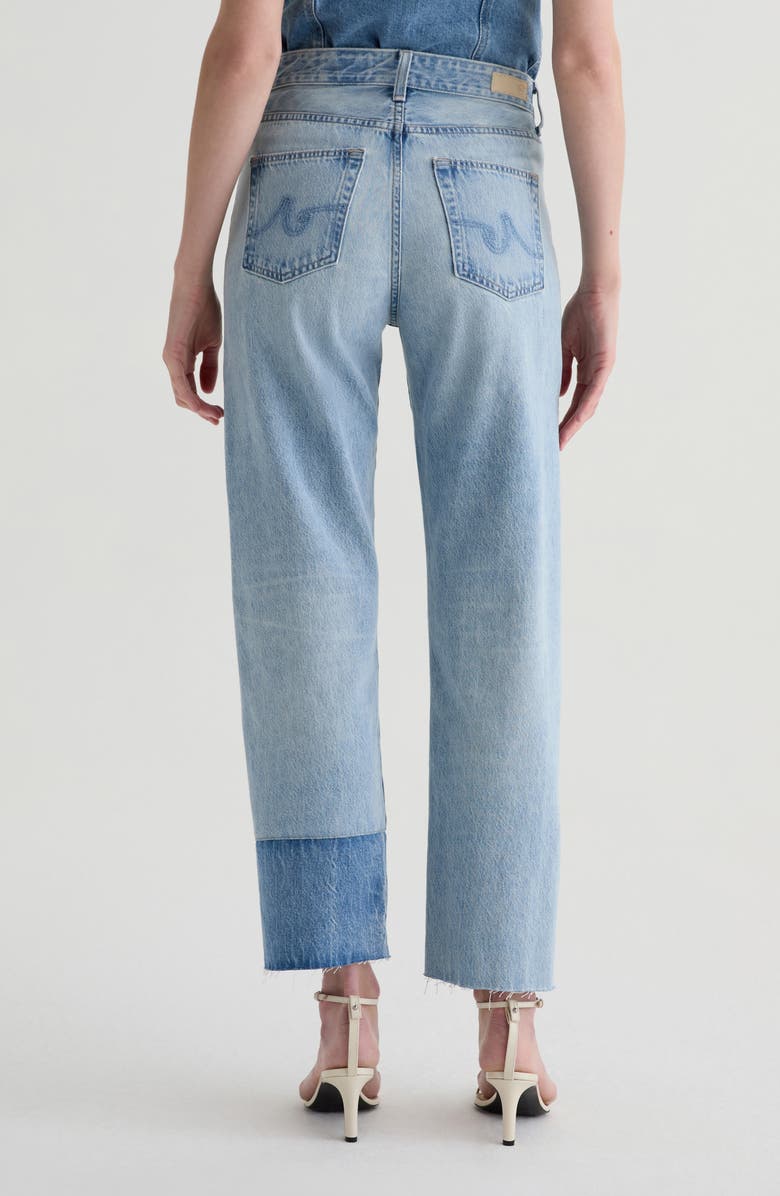 AG Brinley Frayed Straight Leg Crop Jeans, Alternate, color, Carpinteria