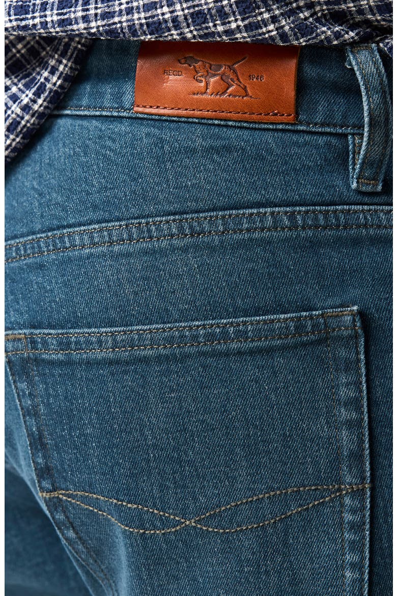 Kurow Relaxed Fit Jeans, Alternate, color, MID BLUE