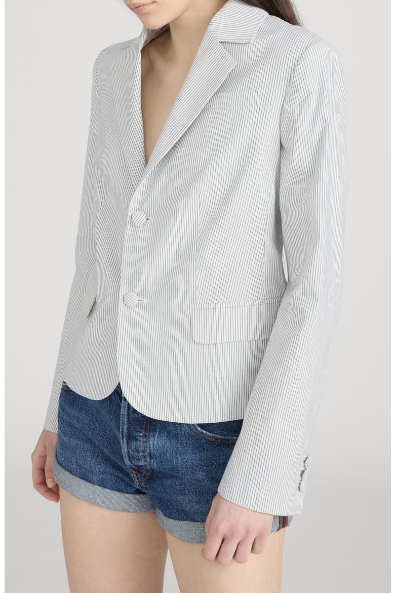 The Stripe Classic Blazer, Alternate, color, NAVY MULTI