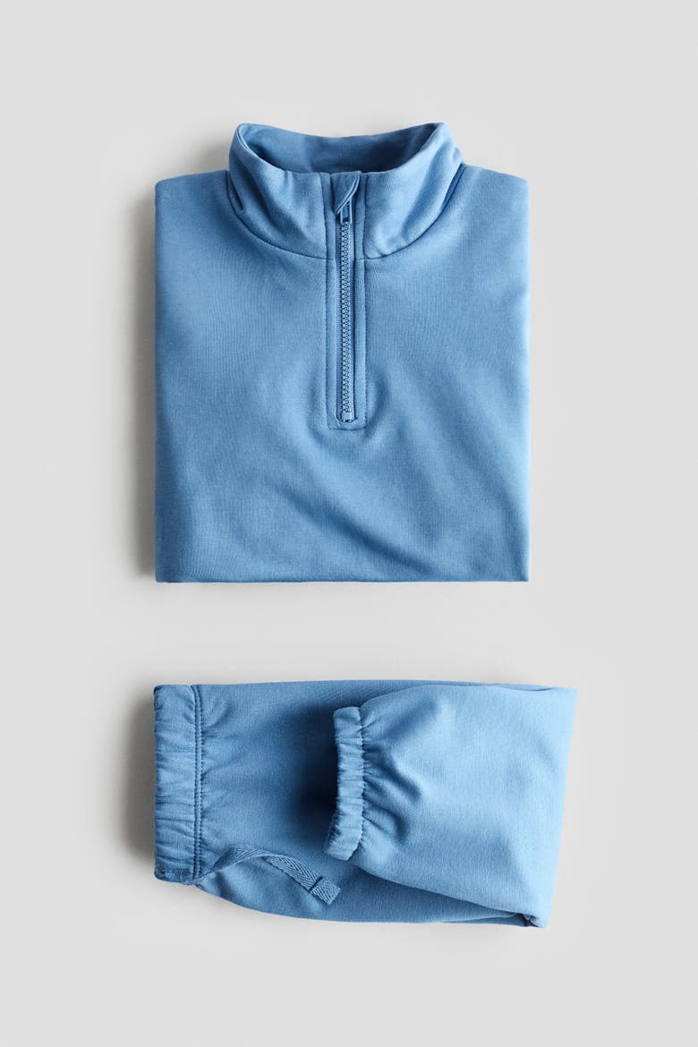 2-piece Sweatshirt Set, Alternate, color, Dusty blue