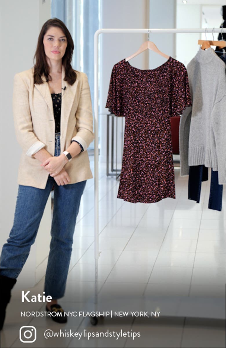 Florence Tie Back Minidress, sales video thumbnail