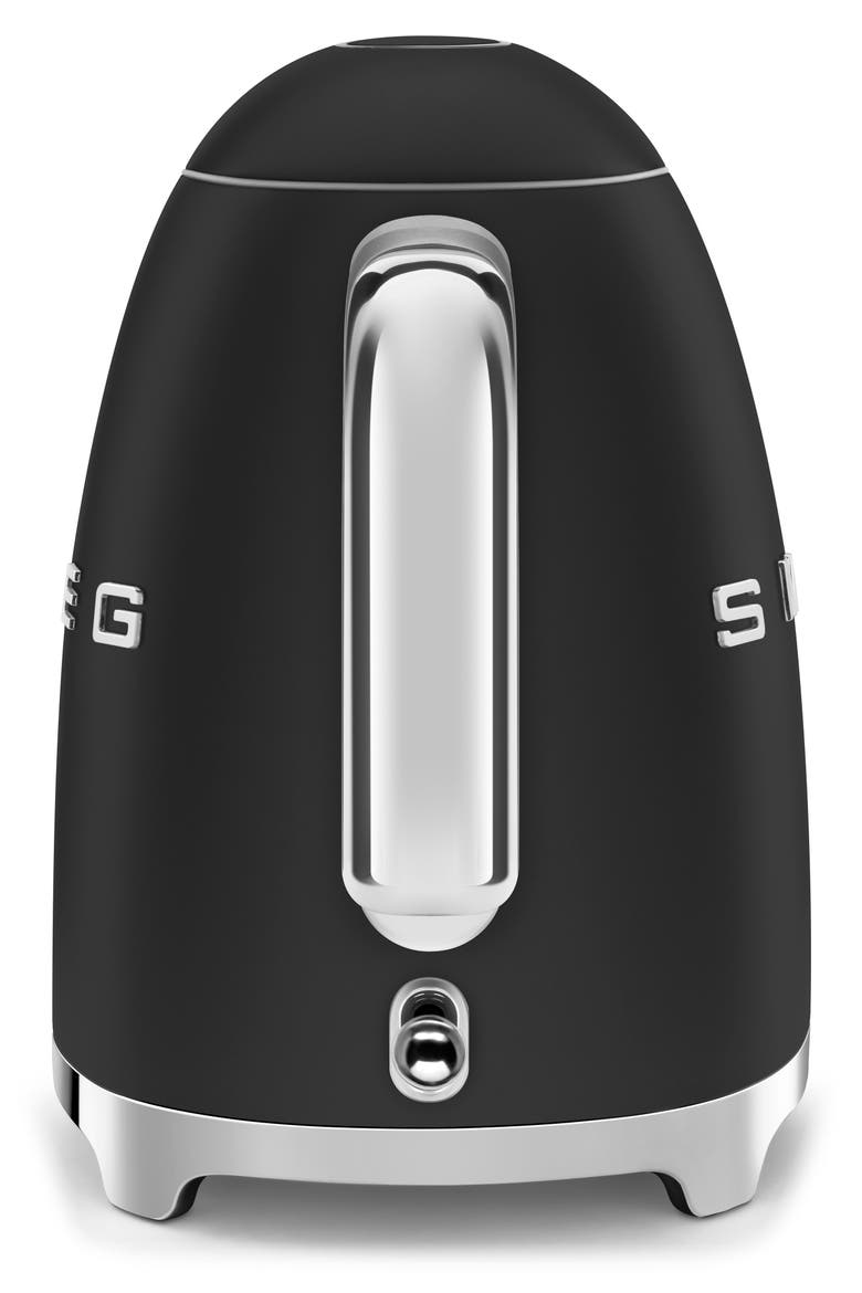 '50s Retro Style Electric Kettle, Alternate, color, MATTE BLACK