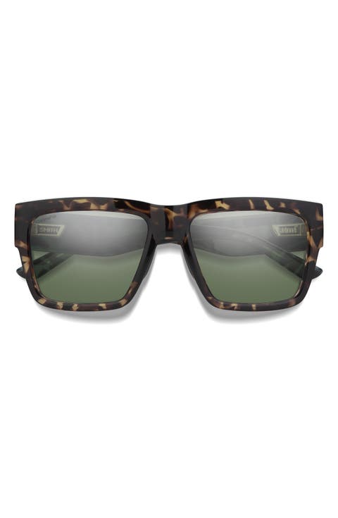 Lineup 58mm ChromaPop™ Polarized Rectangular Sunglasses