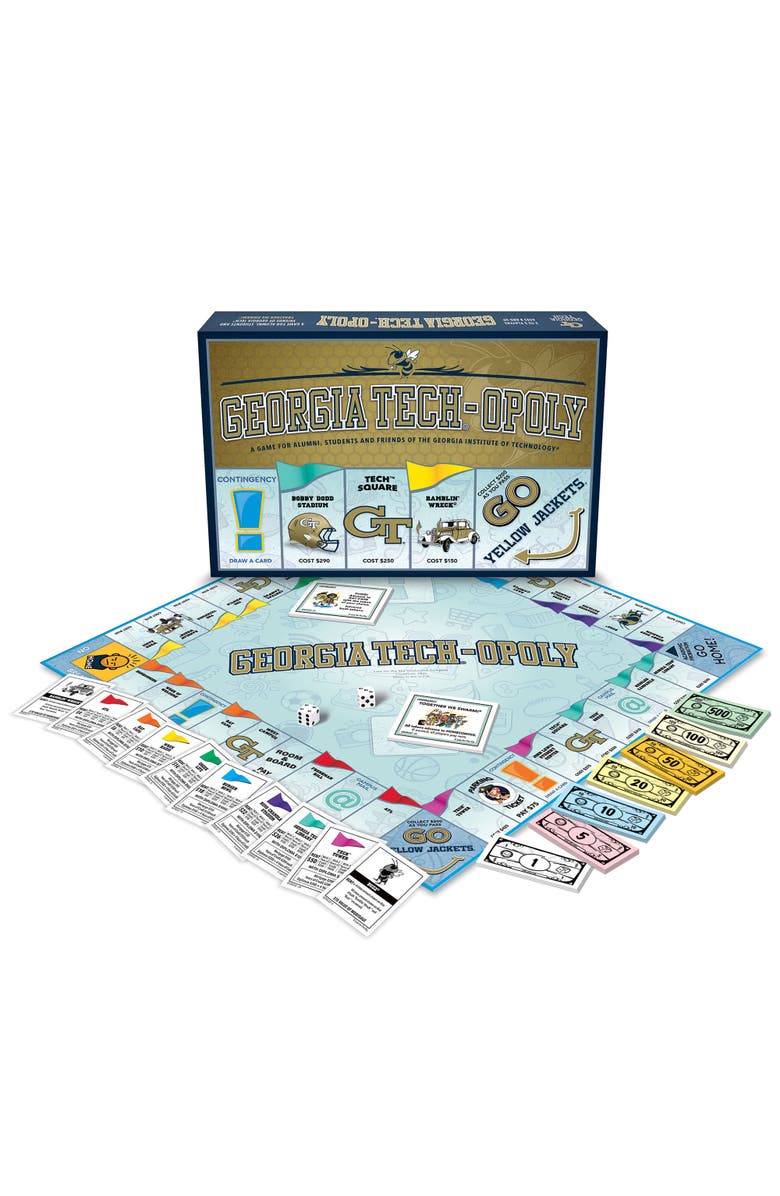 Late for the Sky Georgia Tech-Opoly Monopoly Board Game, Alternate, color, Multicolored