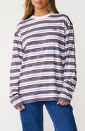Rip Curl S-Series Oversized Striped Long Sleeve T-Shirt