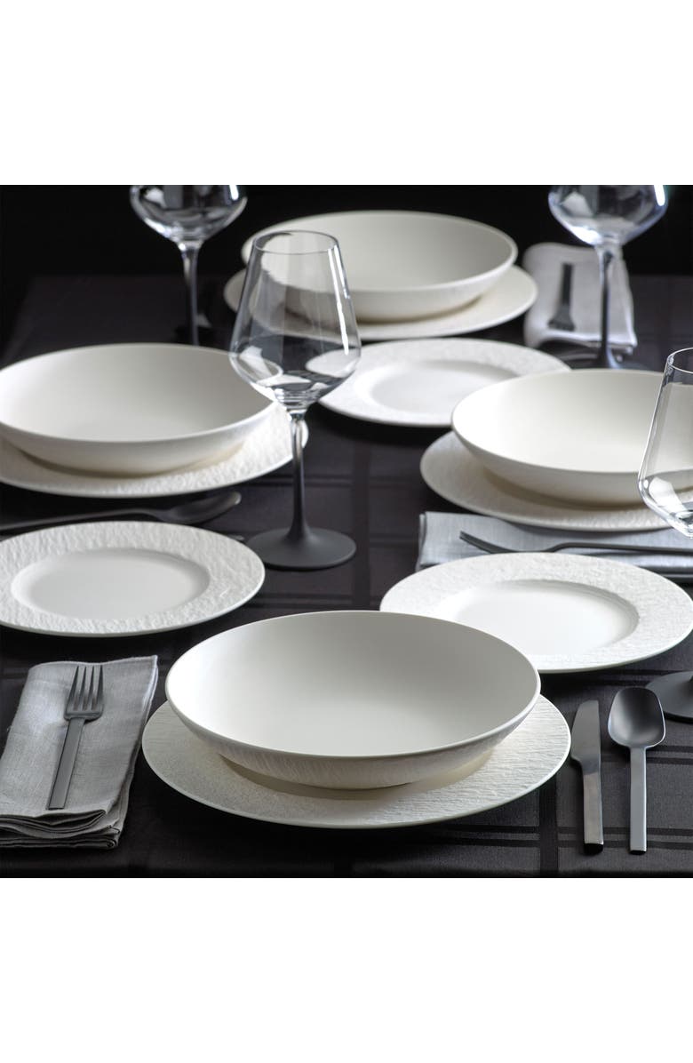 Villeroy & Boch Manufacture Rock blanc 12 Piece Set, Alternate, color, White