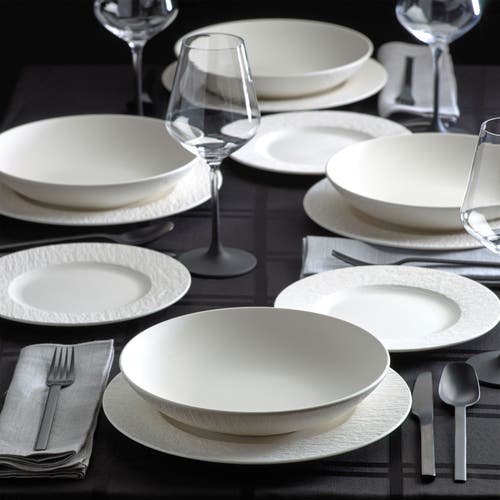 Villeroy & Boch Manufacture Rock 12pc Bowl Set In White