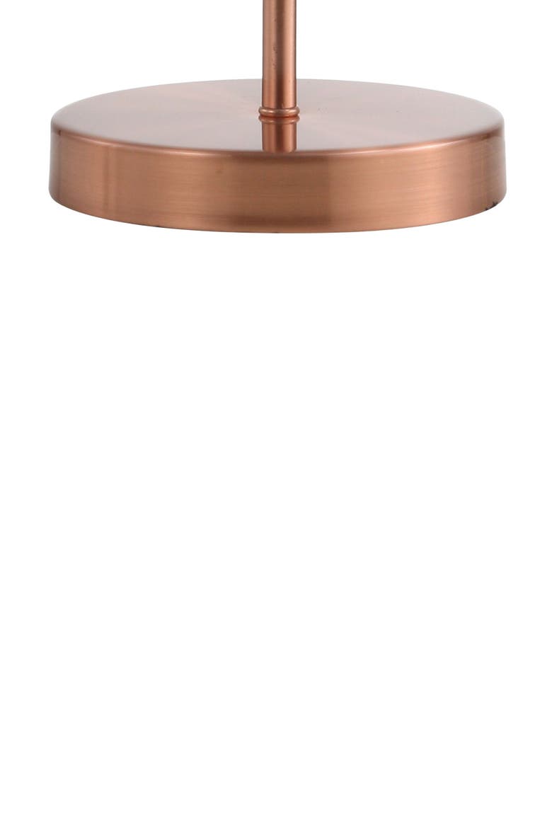 Tribeca 19.7" Metal LED Table Lamp, Copper/Black, Alternate, color, Copper