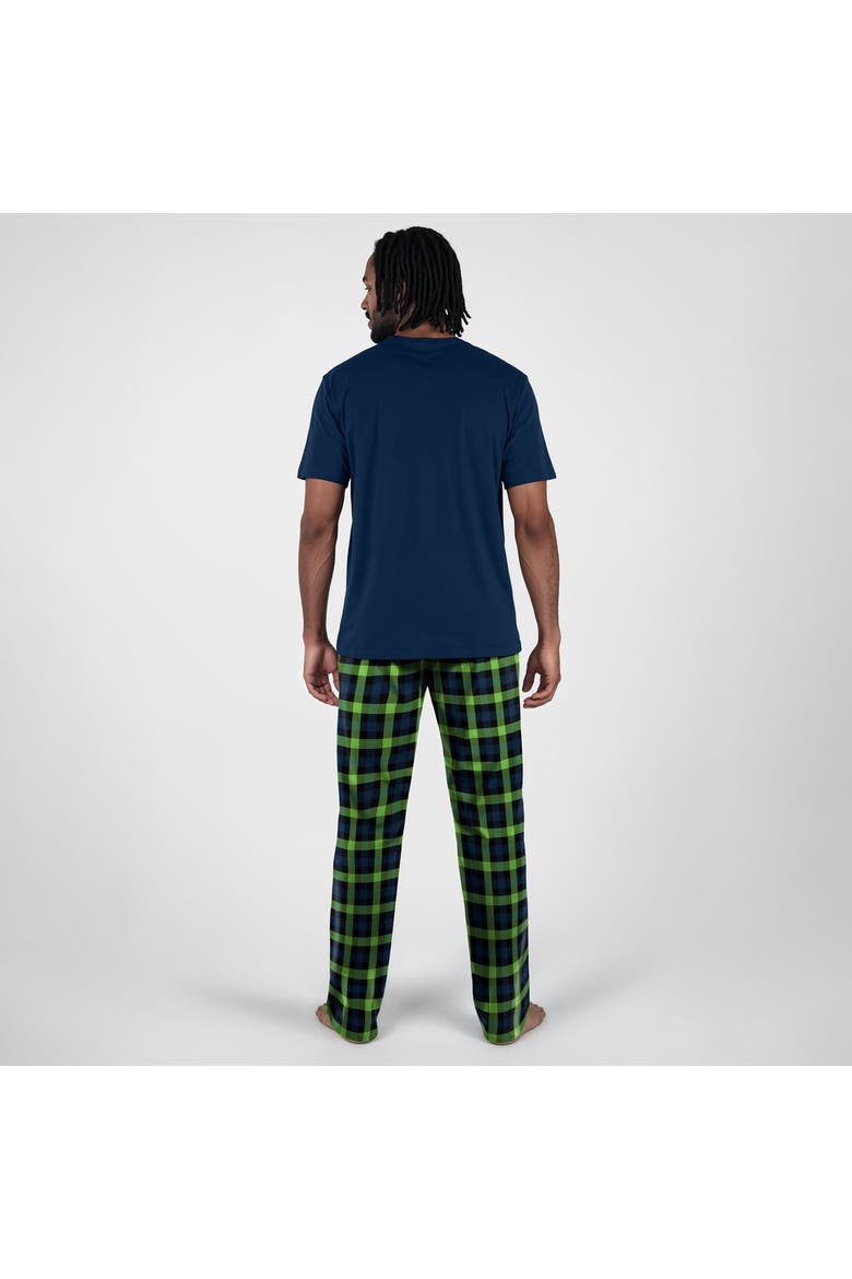 Men's Concepts Sport College Navy Seattle Seahawks Highland Sleep Set, Alternate, color, College Navy