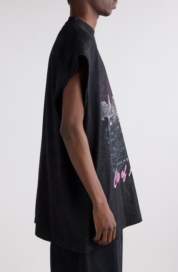 Balenciaga Sleeveless Graphic T-Shirt | Nordstrom Balenciaga Sleeveless Graphic T-Shirt | Nordstrom
