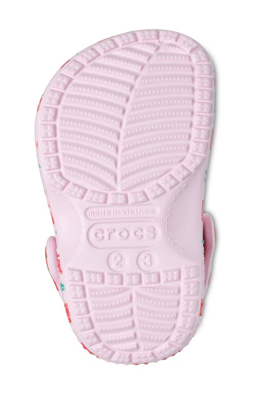 Crocs Little Fresh Fruits Clog In Pink Milk