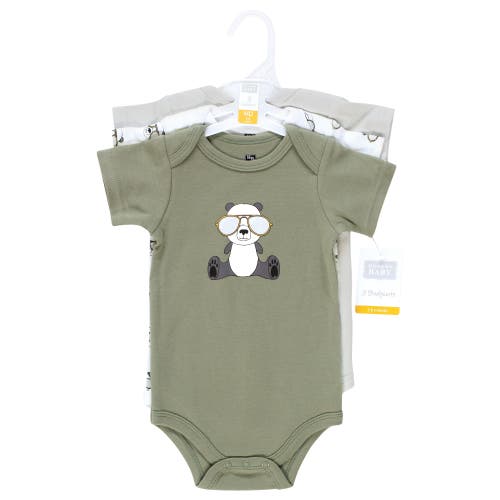 Hudson Baby Soft Cotton Bodysuit Triple Pack