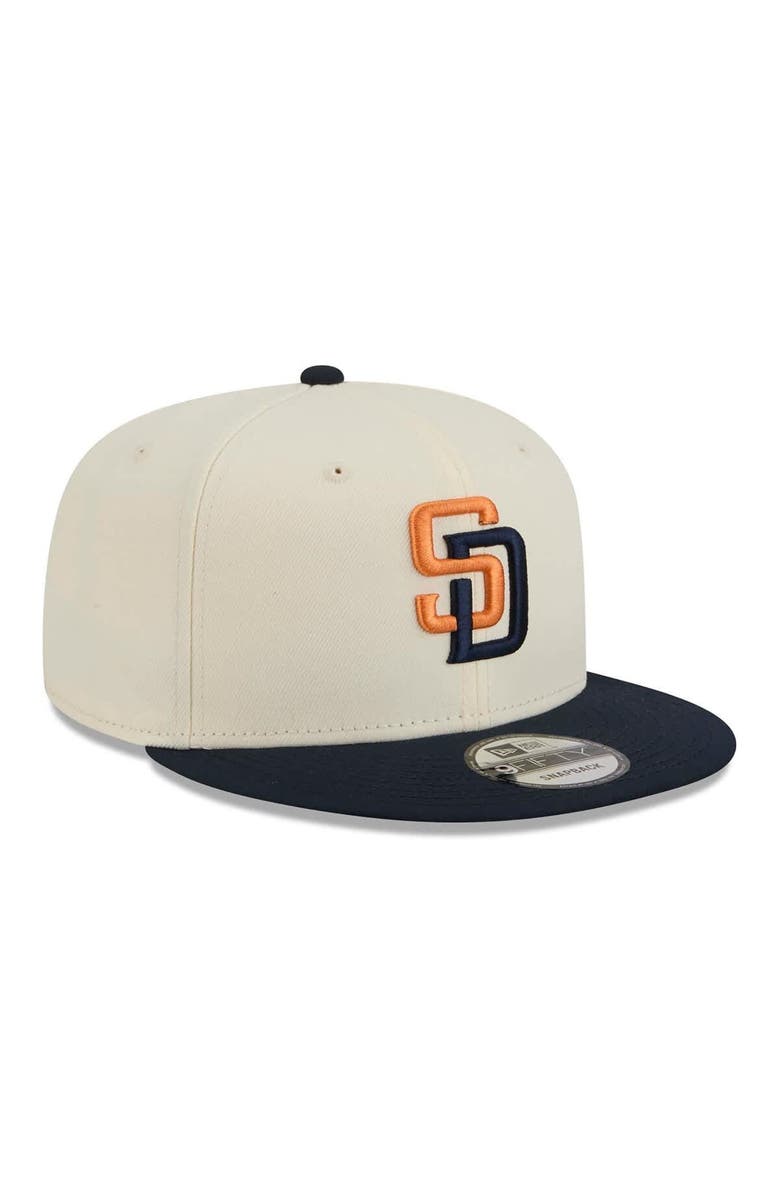 New Era Men's New Era Cream/Obsidian San Diego Padres 2026 City Connect 9FIFTY Snapback Hat, Alternate, color, Cream