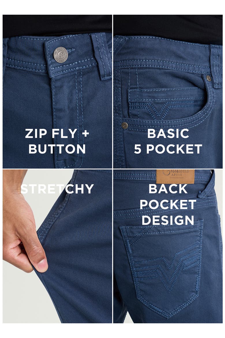 Saddle Stitch Slim Fit Jeans, Alternate, color, BLUE