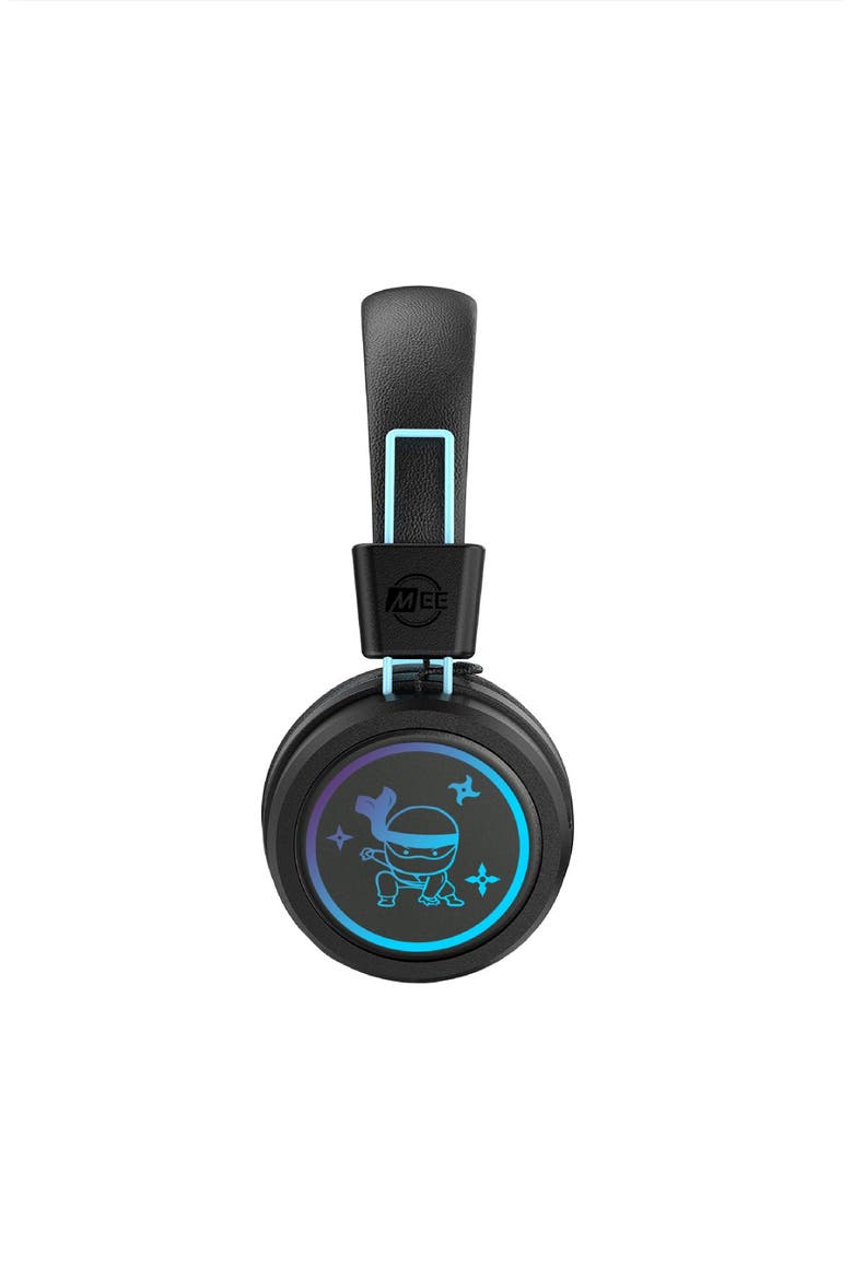 KidJamz KJ55BT Bluetooth Wireless Headphones for Kids w/ LED Lights, Alternate, color, Black