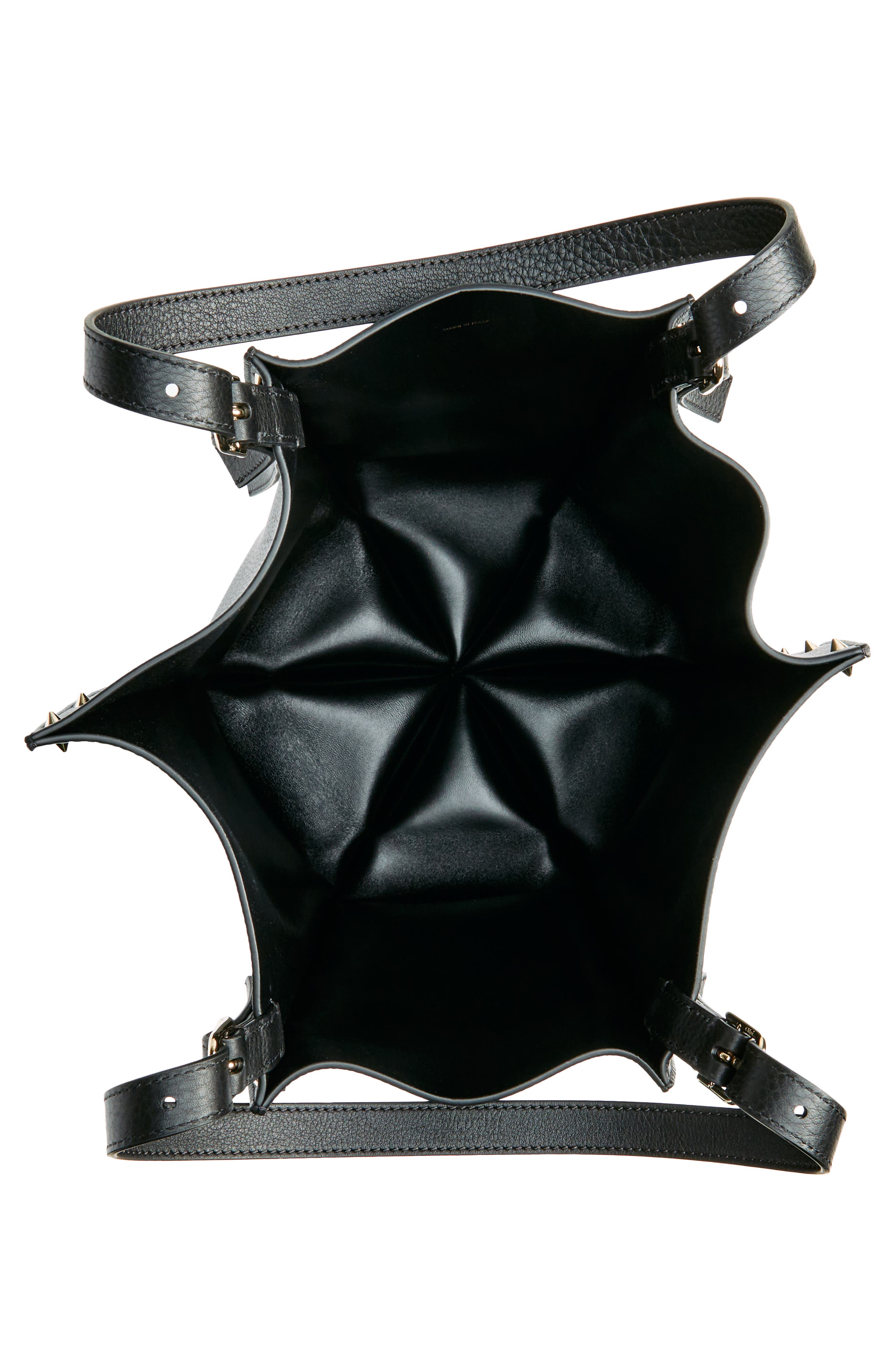 Chloé Carmela Spike Stud Leather Tote, Alternate, color, 